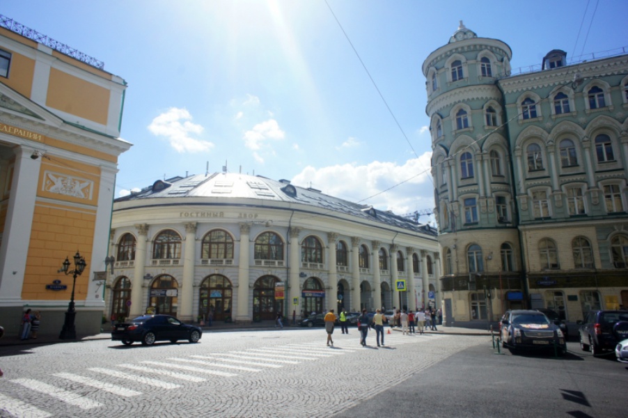 Гостиный двор в москве. - прогулки по москве.