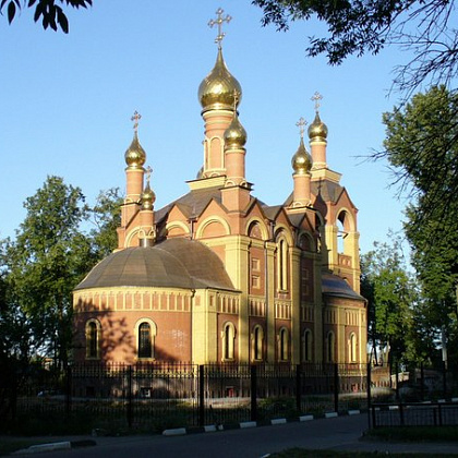   Храм Троицы Живоначальной в Пушкино. 