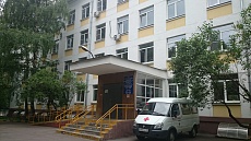 Входная группа Поликлиника 222, филиал №4 ГП № 191. Москва, Амурская,  36