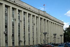 Входная группа Управа Басманного района Москвы. Москва, Новая Басманная,  37, корпус  1