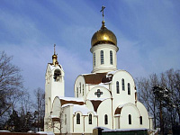 Входная группа Храм Рождества Христова в Немчиновке. село Немчиновка, 2-й просек,  2б