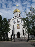 Входная группа Храм Преподобной Евфросинии Великой Княгини Московской. Москва, Нахимовский проспект,  8