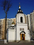 Входная группа Храм Благовещения Пресвятой Богородицы в Федосьино. Москва, Лукинская,  11, корпус  1