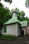 Входная группа Храм Мученика Вонифатия при Областной психиатрической больницае. Москва, 8 Марта,  1, корпус  19
