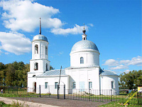Входная группа Храм Вознесения Господня в Сатино-Русском. Москва, деревня Сатино-Русское, Сатино-Русское,  1