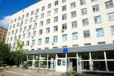 Входная группа Центр паллиативной помощи. Москва, Двинцев,  6, корпус  2