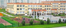 Входная группа Школа № 1421. Москва, Васильцовский Стан,  4