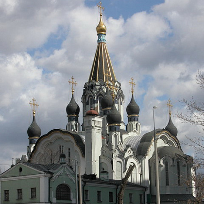 Входная группа Храм Воскресения Христова в Сокольниках. Входная группа Храм Воскресения Христова в Сокольниках.