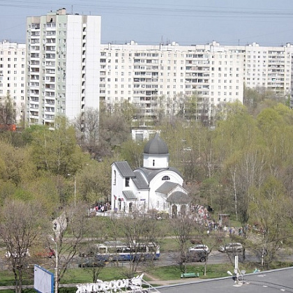   Храм иконы Божией Матери Живоносный Источник в Бибирево. 