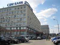 Входная группа СДМ, офисный центр. Москва, Волоколамское шоссе,  73