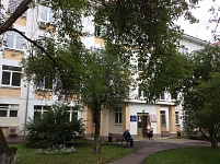 Входная группа Поликлиника 108, филиал № 3 ГП 45. Москва, Смольная,  55, корпус  1