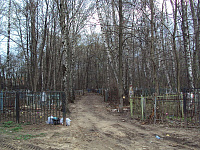 Входная группа Леоновское кладбище (Балашиха) - закрытое. Московская область, Балашиха, шоссе Энтузиастов
