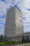 Входная группа Мосэнерго, энергетическая компания. Москва, проспект Вернадского, 101, корпус 3