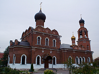 Входная группа Храм Преображения Господня в Тушине. Москва, Волоколамское шоссе,  128