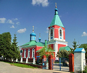 Входная группа Михайло-Архангельский храм в Былово. Москва, село Былово, Былово,  1б