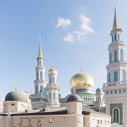 Входная группа Московская соборная мечеть. 